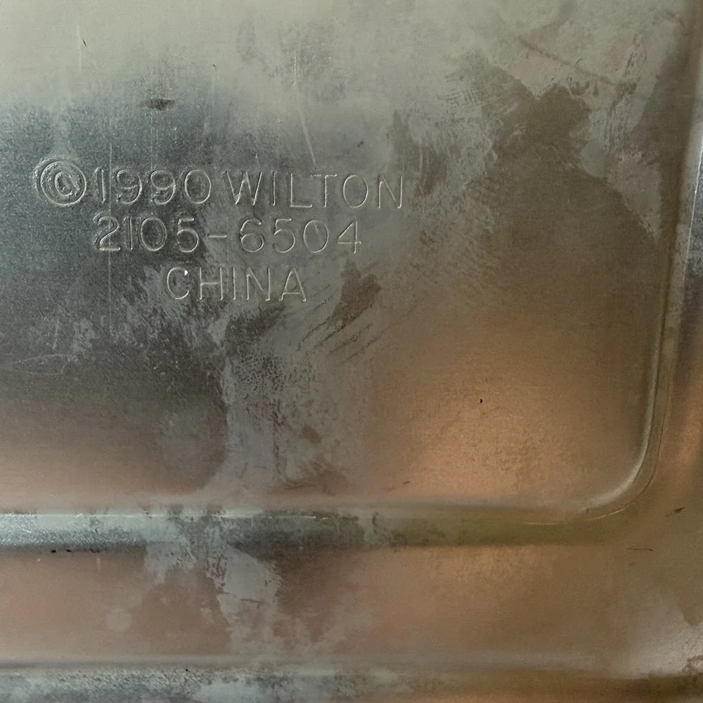 Wilton Vintage 1990 Aluminum Football Cake Pan Mold #2105-6504